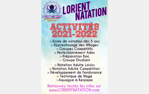 ACTIVITES LORIENT-NATATION 2021-2022