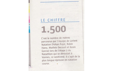 ARTICLE DU TÉLÉGRAMME DU 20/02/2018