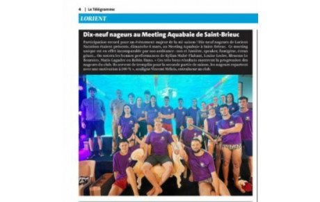 ARTICLE DU TÉLÉGRAMME DU 09/03/2022