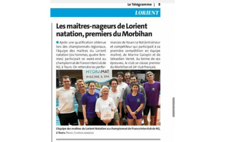 ARTICLE DU TÉLÉGRAMME DU 06/04/2022
