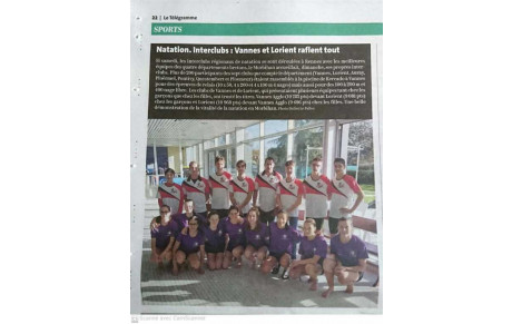 ARTICLE DU TELEGRAMME DU 14/11/2022