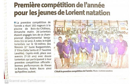 ARTICLE DU TELEGRAMME DU 31012023
